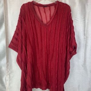NO TAGS Oversized Batwing Tunic